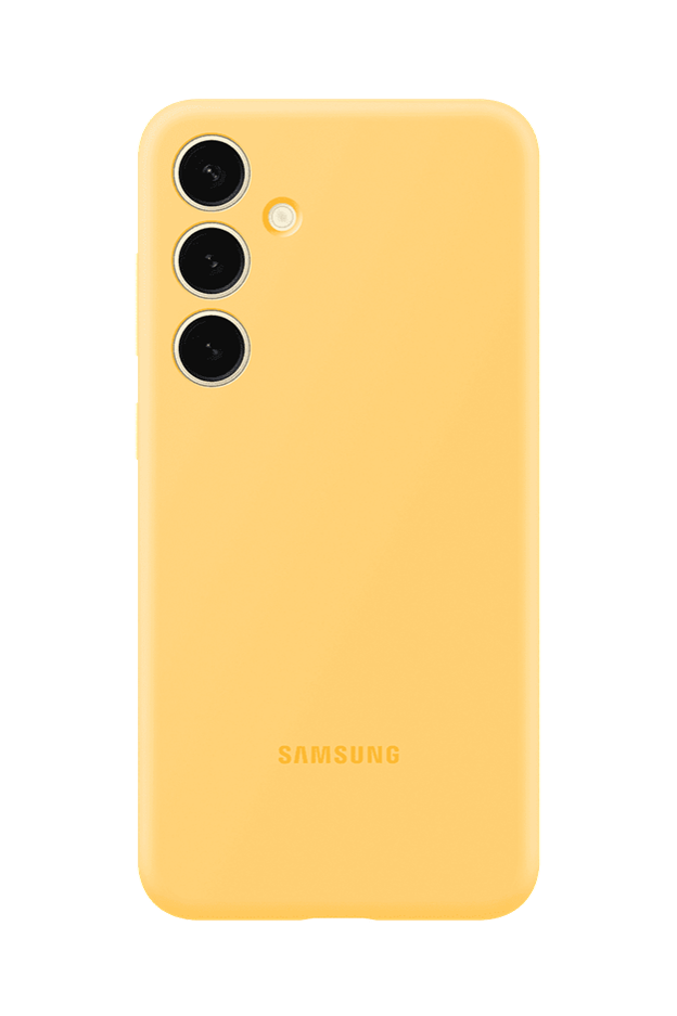 Samsung S24 Plus Silicone Case Yellow